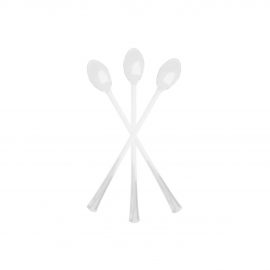 6″ Cocktail Spoons – Clear