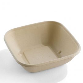 750ml Square Bagasse Containers