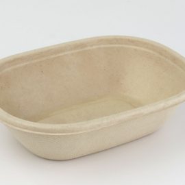 770ml Oval Bagasse Containers