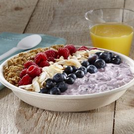 750ml Round Bagasse Containers