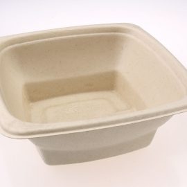 1000ml Wide Square Bagasse Containers