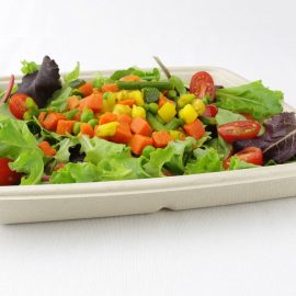 1000ml Shallow Square Bagasse Containers
