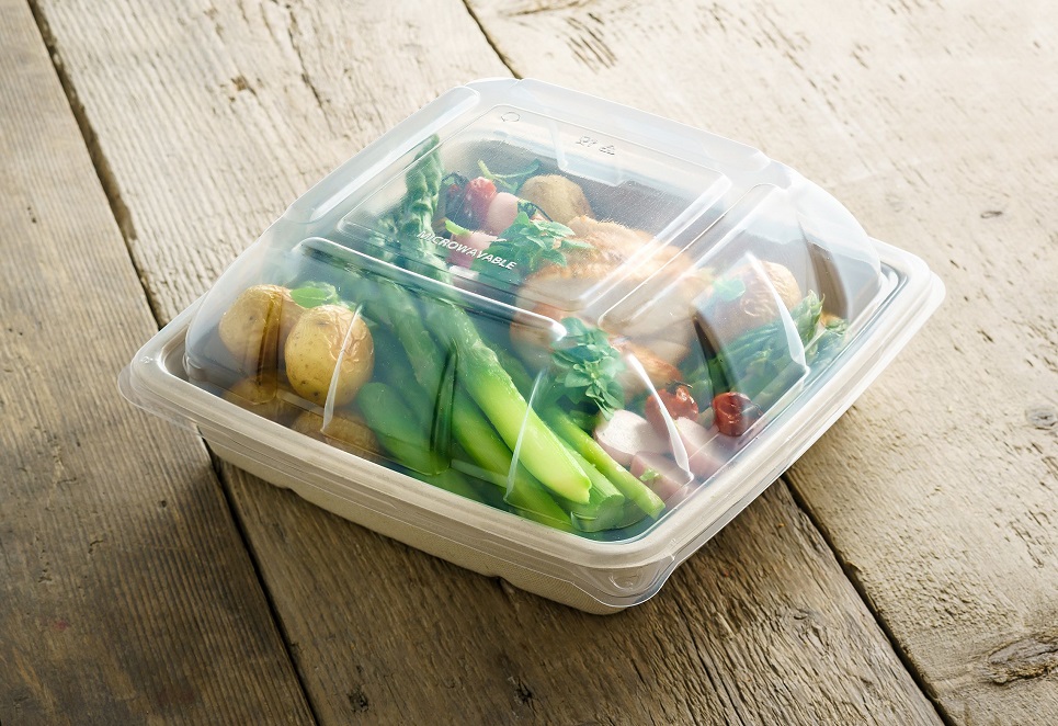 1400ml Square Bagasse Containers - Image 3