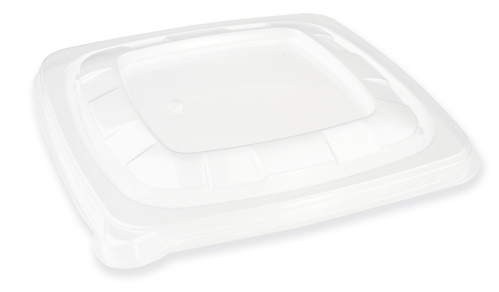 PP Lids for 750ml/1000ml Wide Square Bagasse Containers