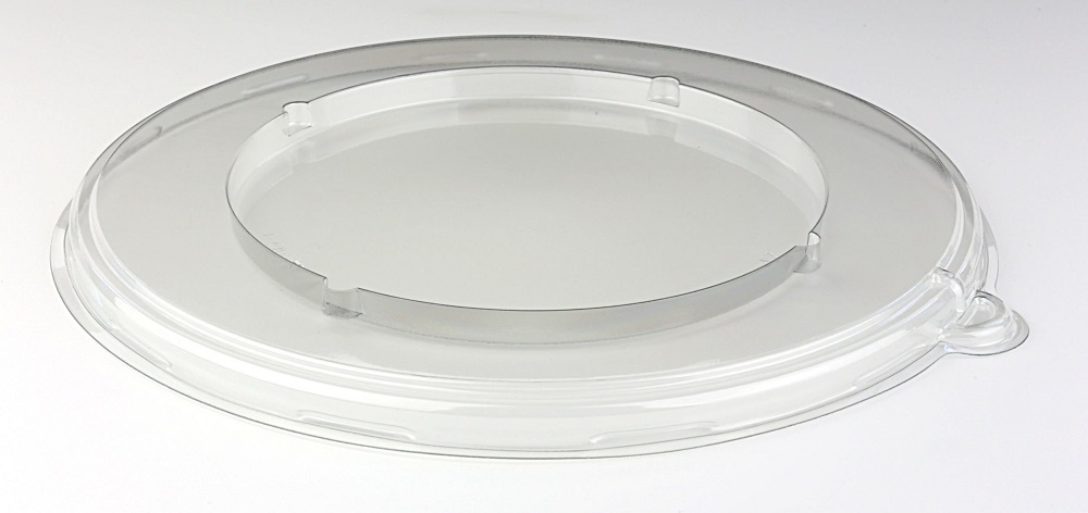 PET Lids for 750ml/1000ml/1500ml Round Bagasse Containers