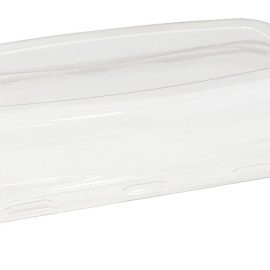 PET Dome Lids for Small Rectangular Bagasse Sub Boxes