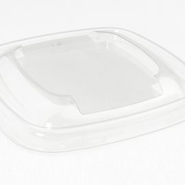 PET Lids for 375ml/500ml Square Bagasse Containers