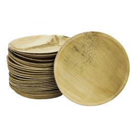 18cm/7″ Round Palm Leaf Plates