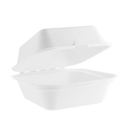 6″ Bagasse Burger Boxes