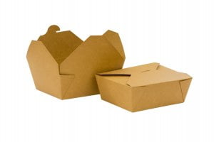 No8 Leakproof Box AP- (6.75x5.5x2.5"/171x140x64mm) - Brown - 1x300 - Image 2